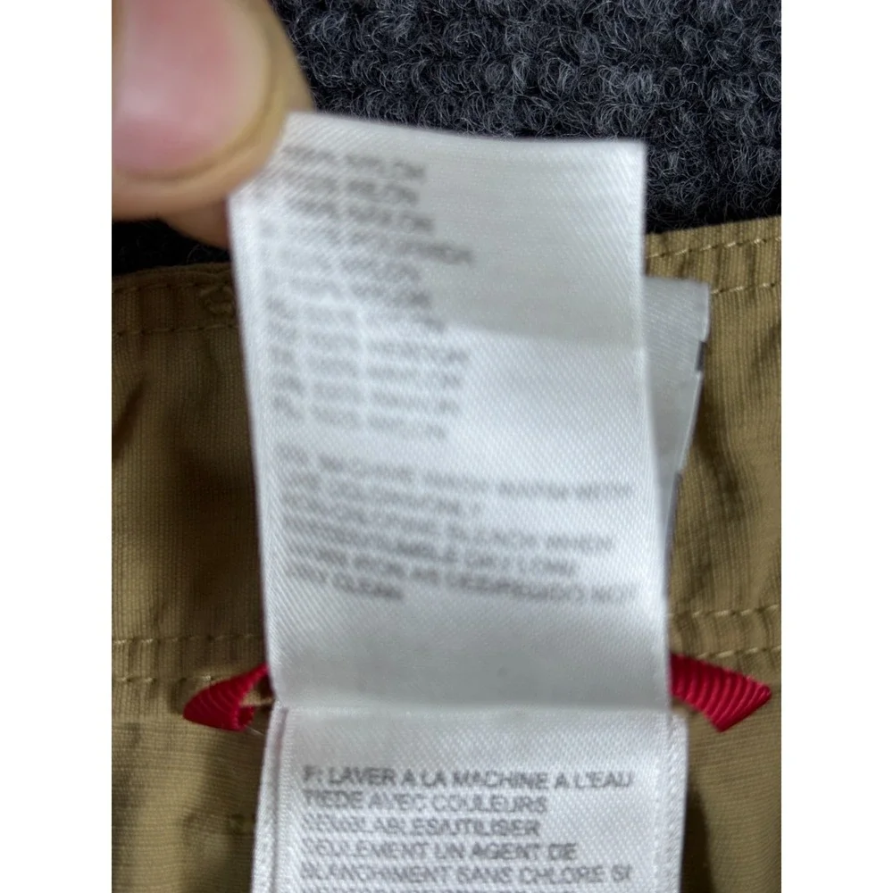 The North Face Horizon Hiking Shorts Women 29x7 Khaki Logo Ripstop Nylon Outdoor